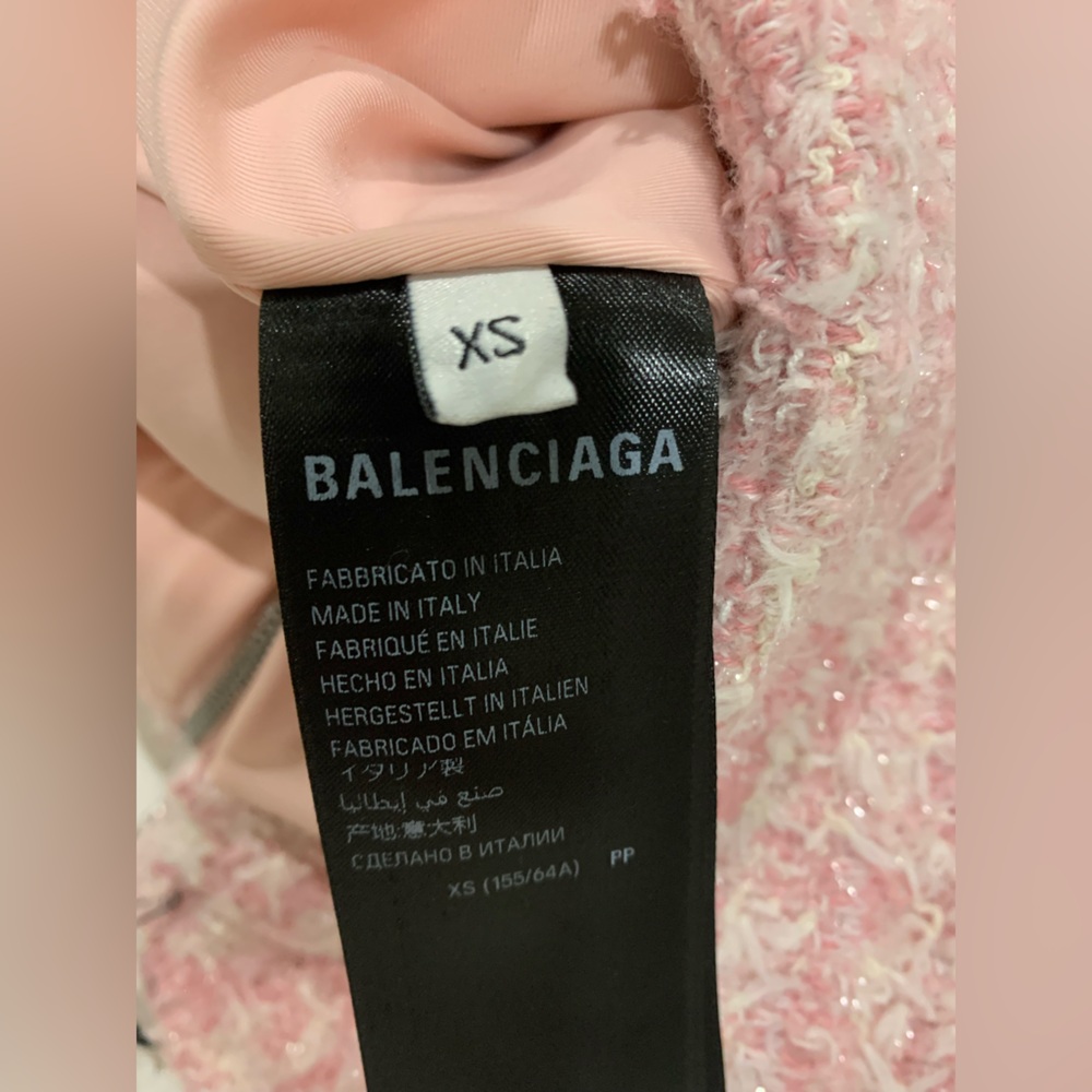 Balenciaga Cotton Tweed Mini Skirt Size XS - Picture 8 of 10